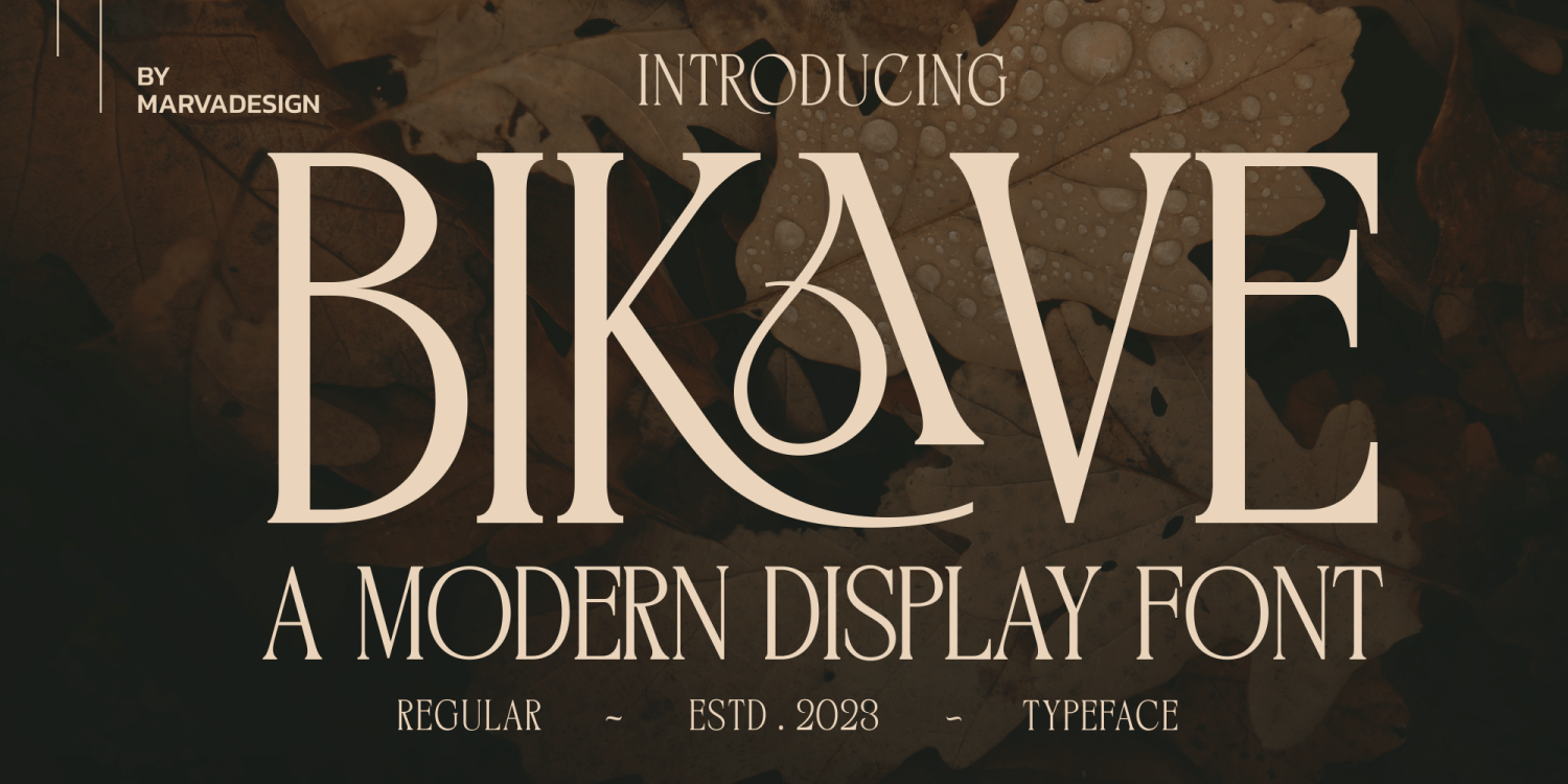 Bikave Regular Font Poster #1