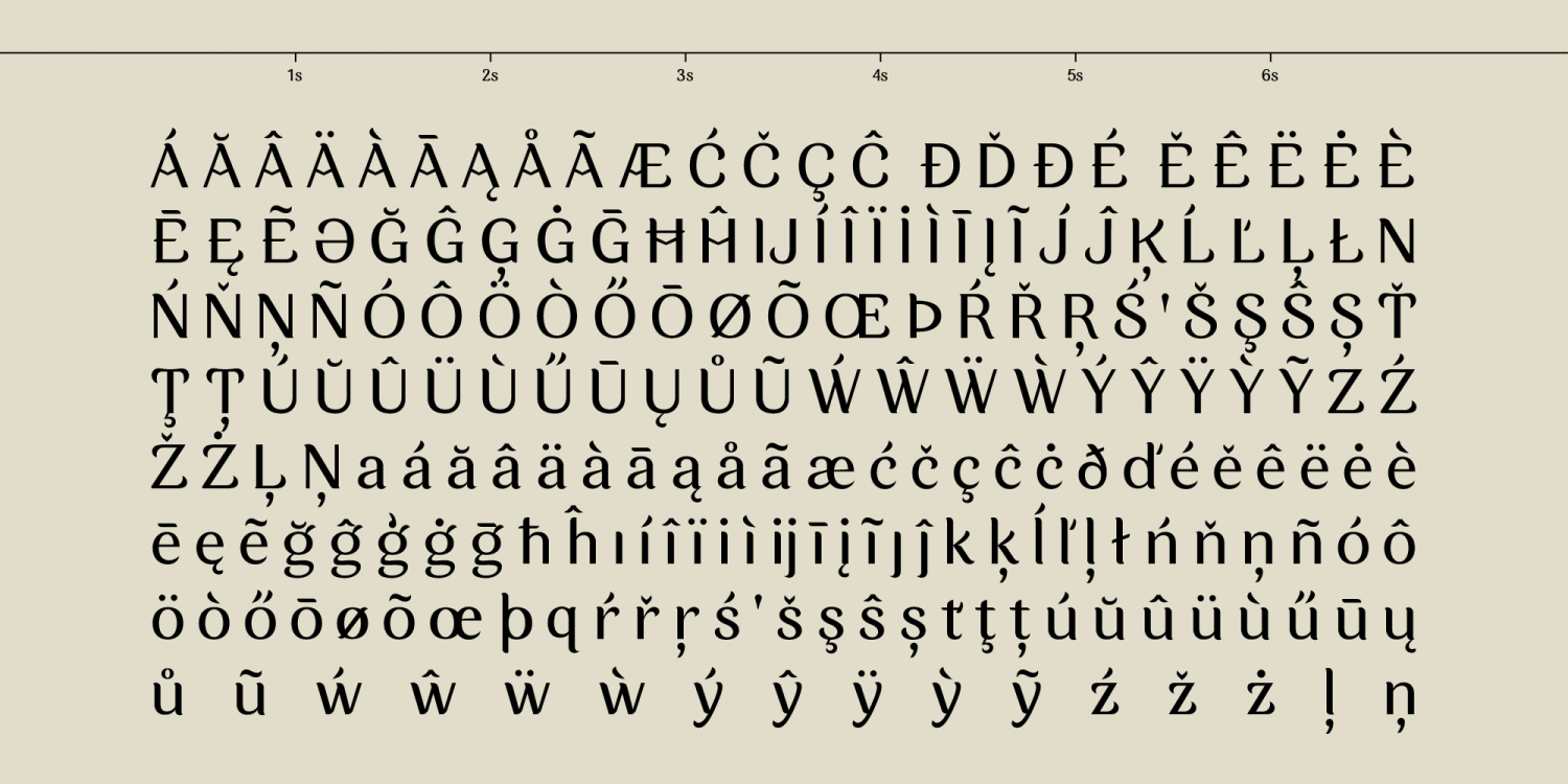 Zorzal Font Poster #1