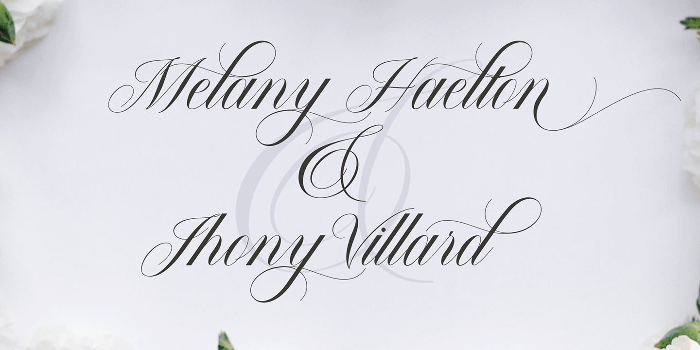 Malvina Font Poster #5