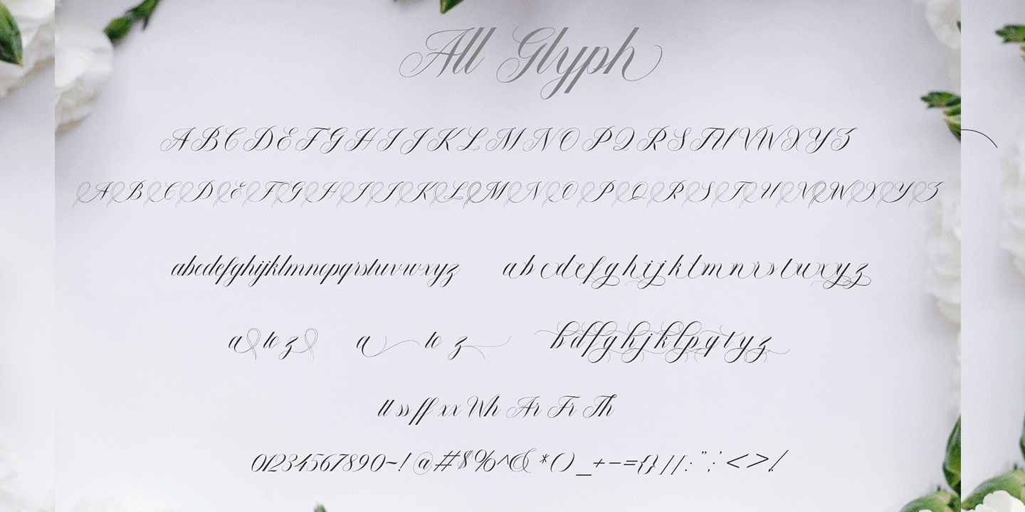 Malvina Font Poster #7