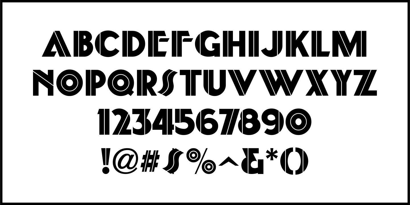 World Travel Font Poster #3