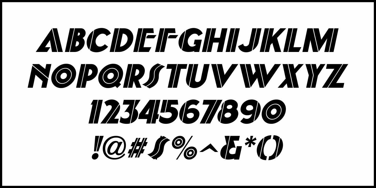 World Travel Font Poster #5