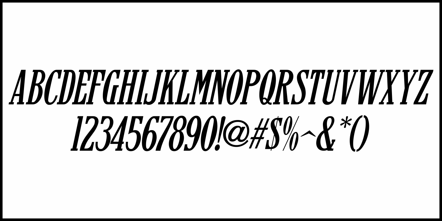 Newspaper Publisher Font Poster #5