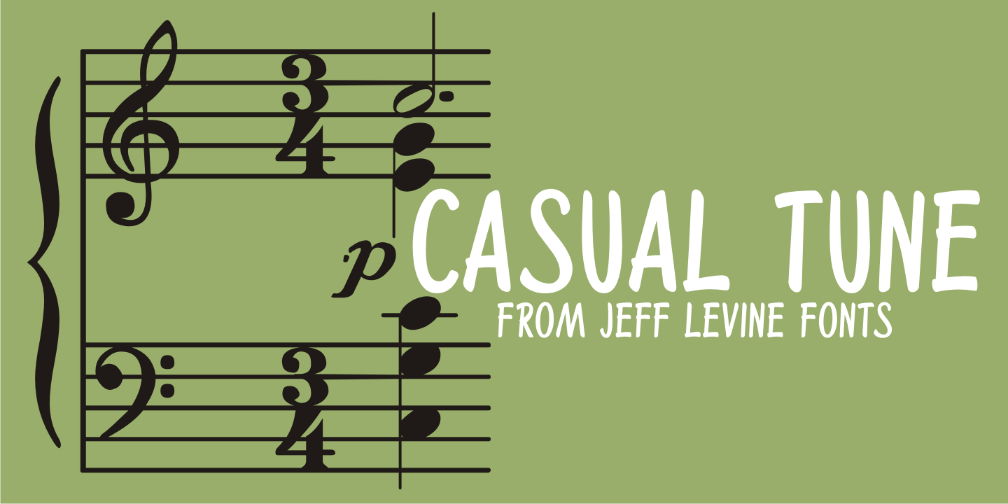 Casual Tune Font Family Poster