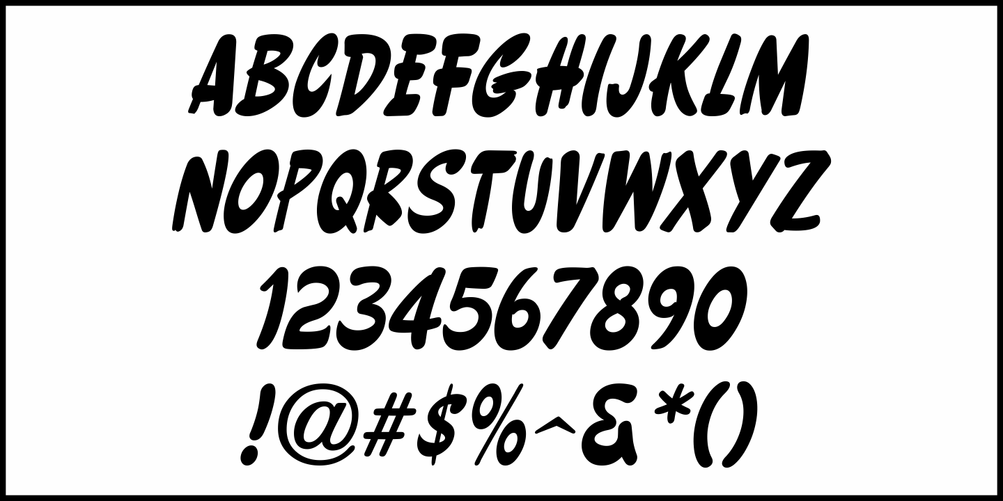 Comedy Team Font Poster #5