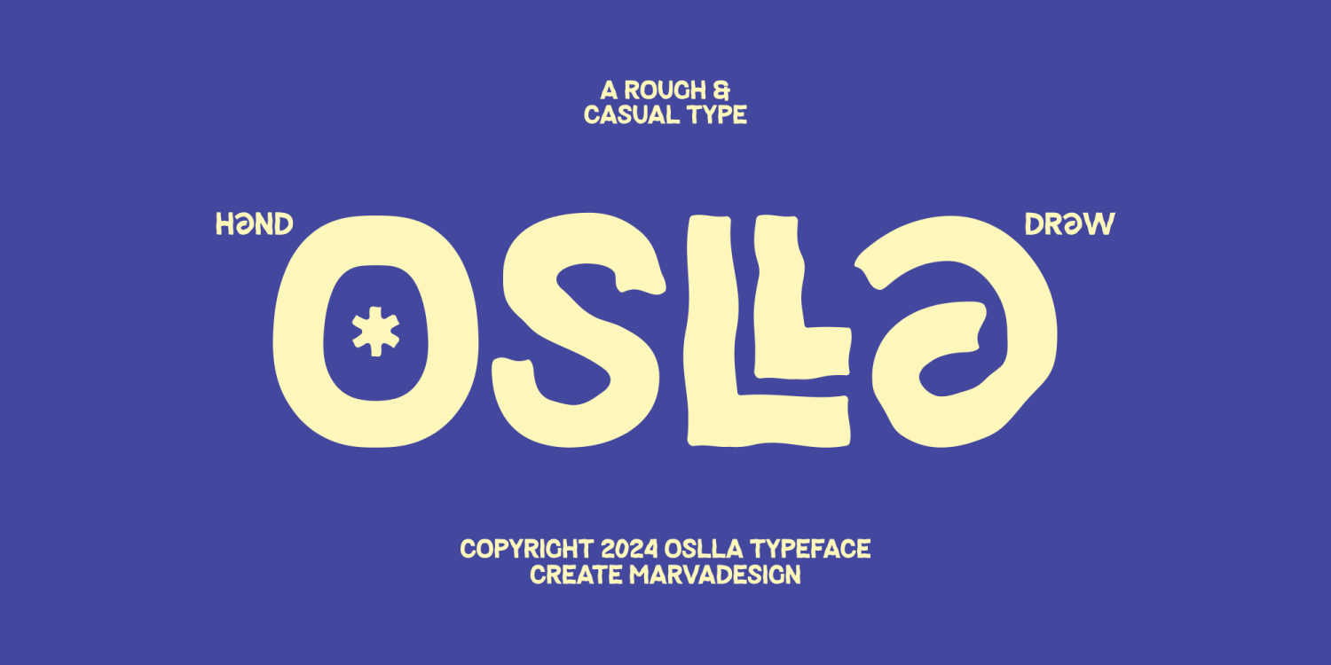 Oslla Font Poster #1