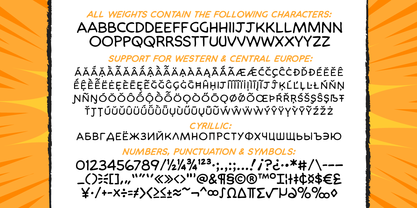 Brian Bolland Font Poster #1