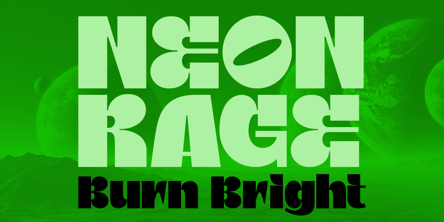 Night Mode Bold Font Poster #5