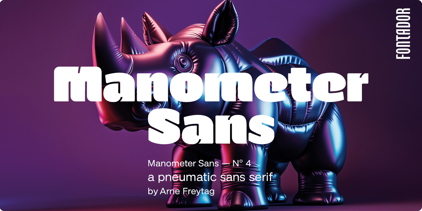 Manometer Sans Font Family
