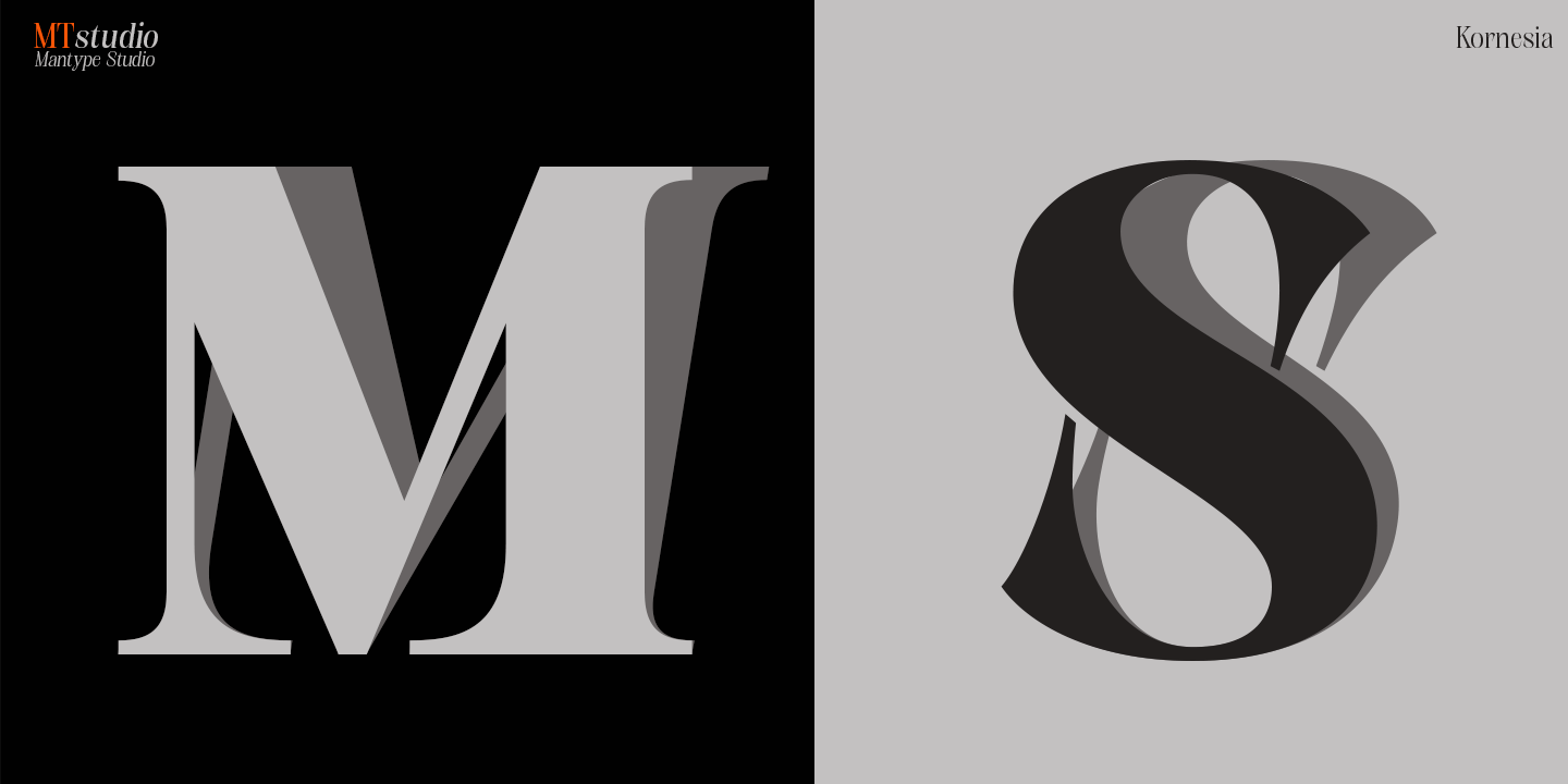 Kornesia Font Poster #1