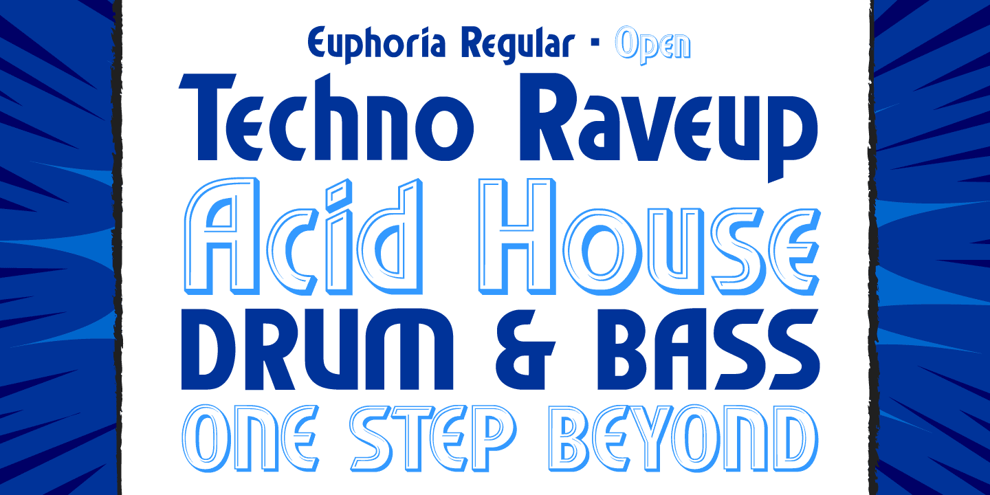 Euphoria Font Poster #1