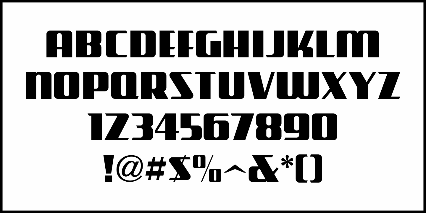 Newsreel Headline Font Poster #3
