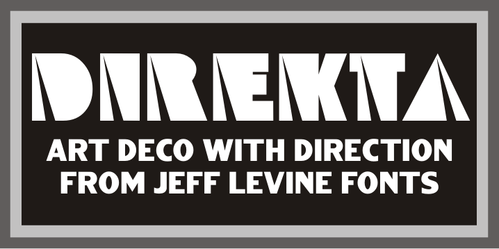Direkta Font Poster #1