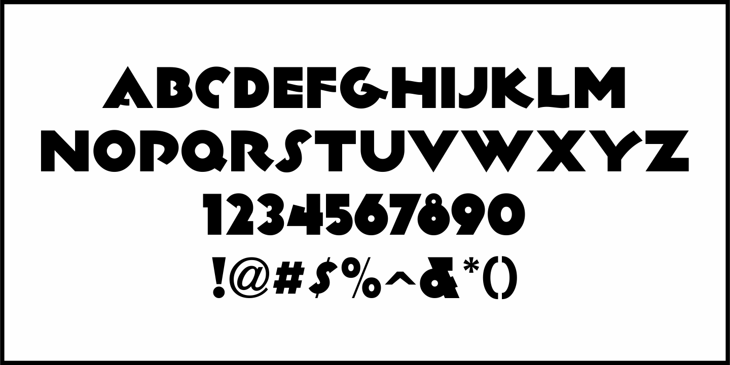 Lobby Poster Font Poster #1