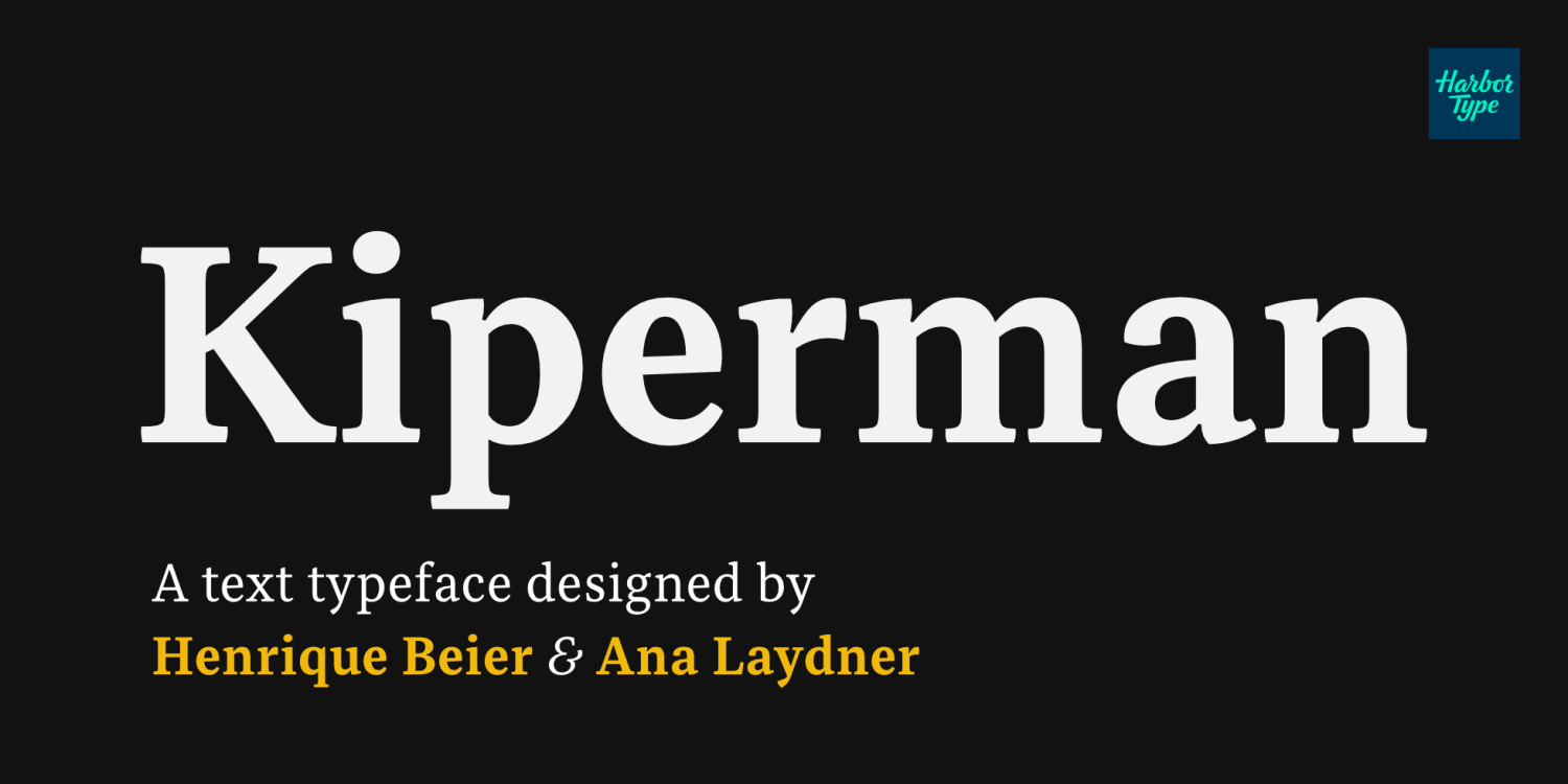 Kiperman Font Poster