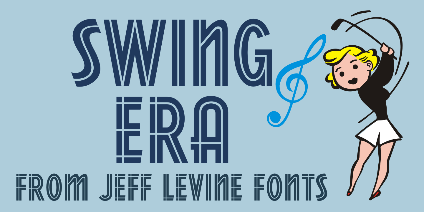 Swing Era Font Family Poster