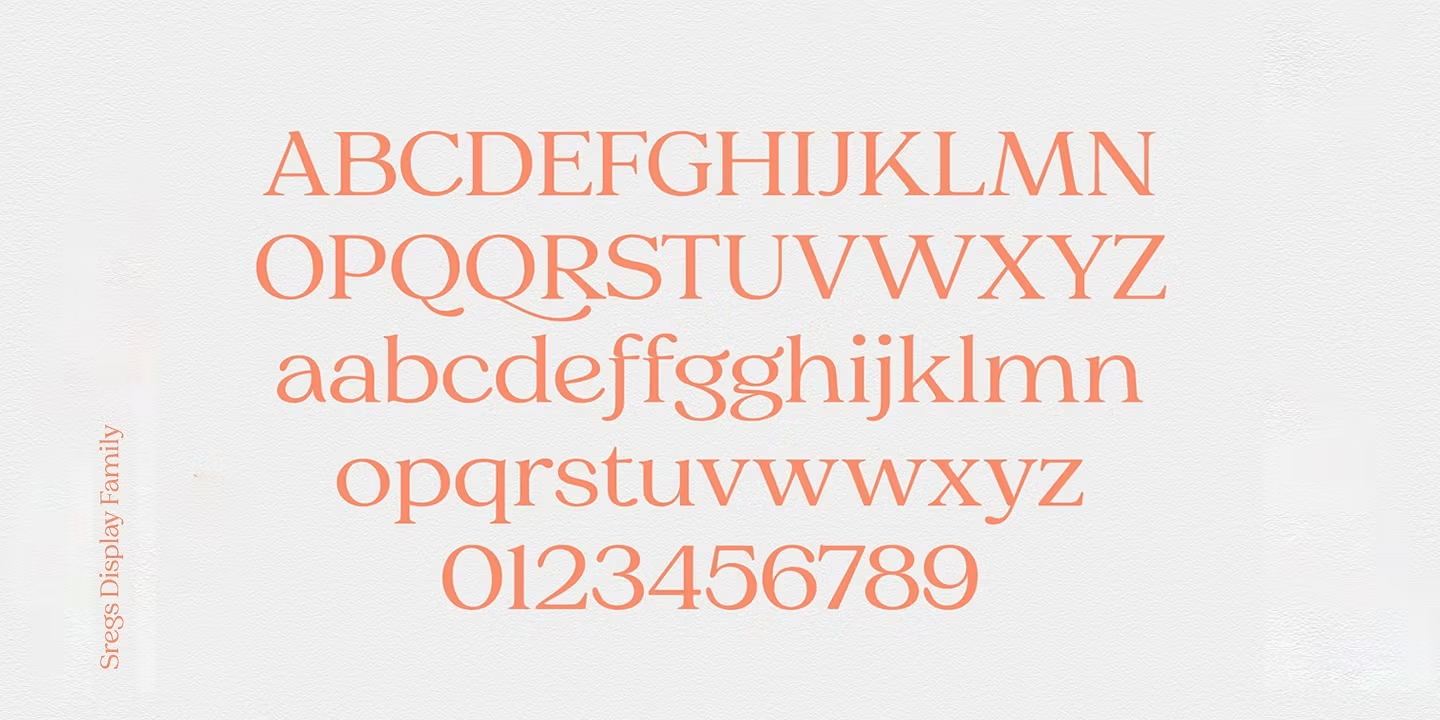 Sregs Serif Display Font Family Poster