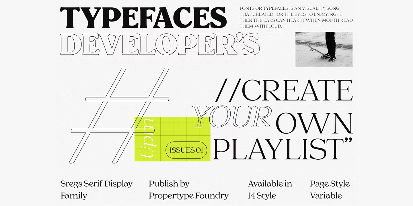 Sregs Serif Display Font Poster #1