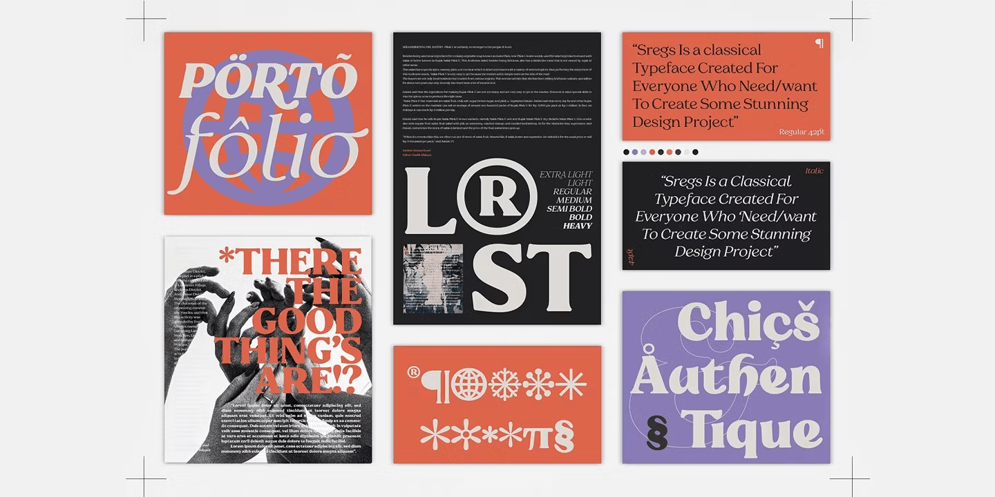 Sregs Serif Display Font Poster #1