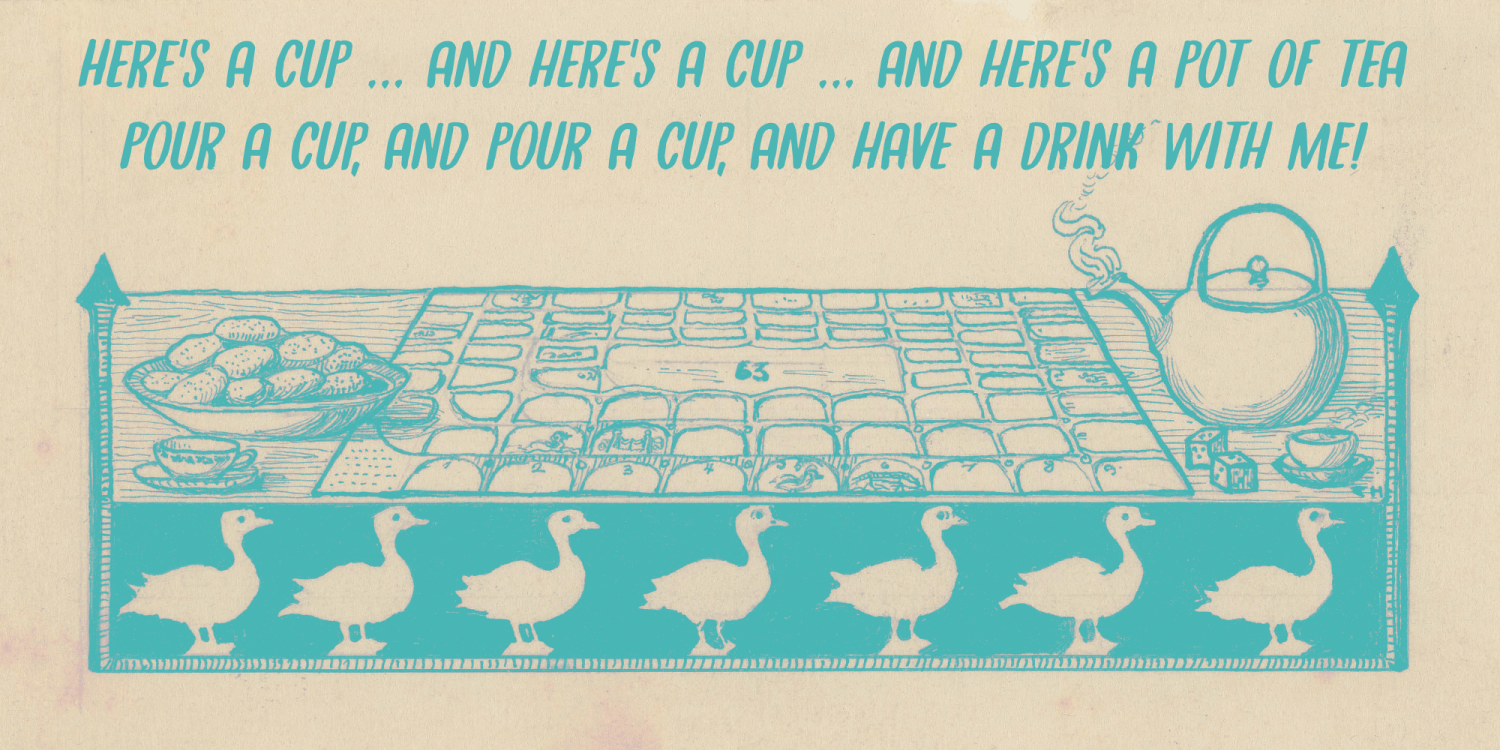 Tea For Two Font Poster #5