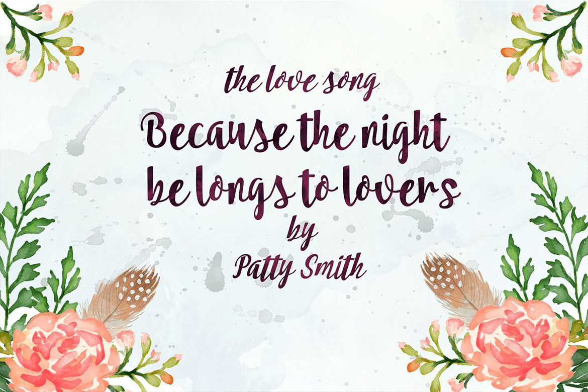 Umbrella Font Poster #2