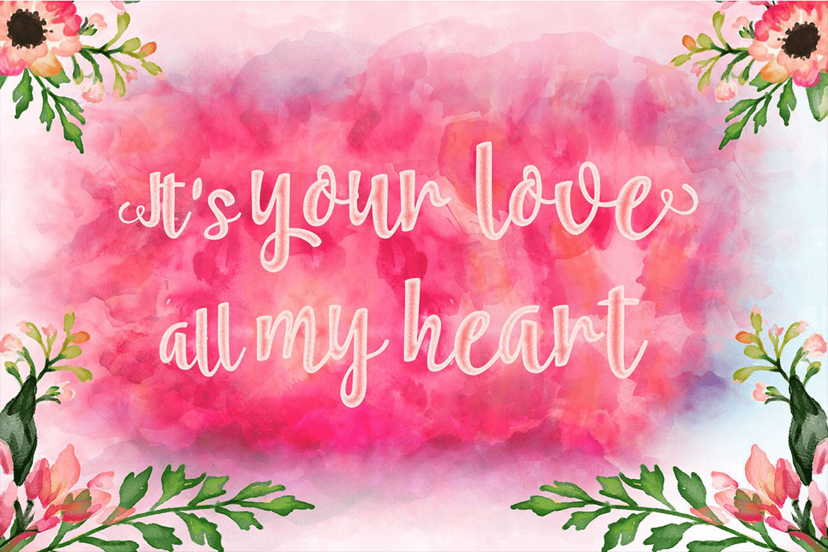 Umbrella Font Poster #4