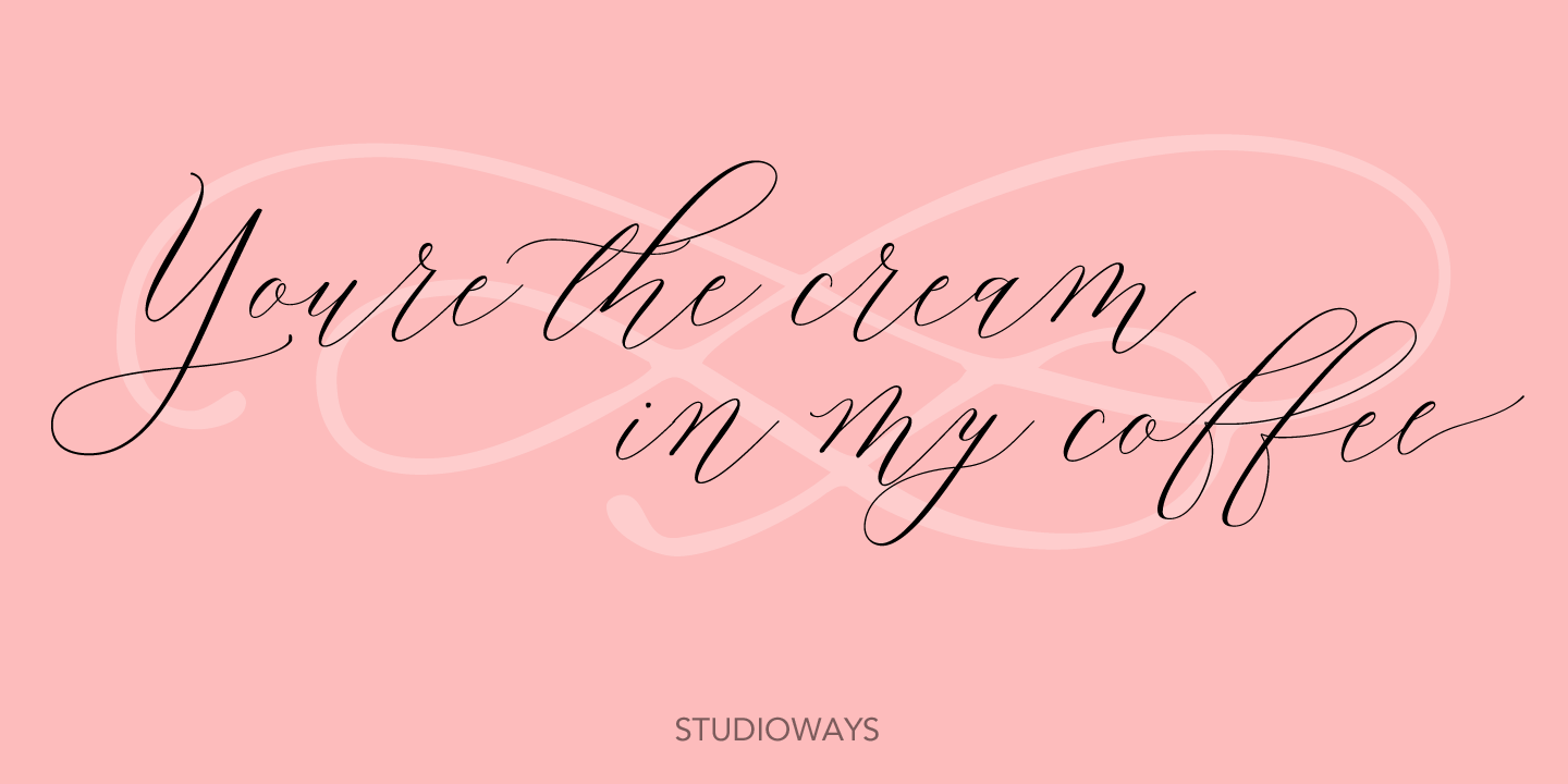 Lady Slippers Pro Font Poster #1