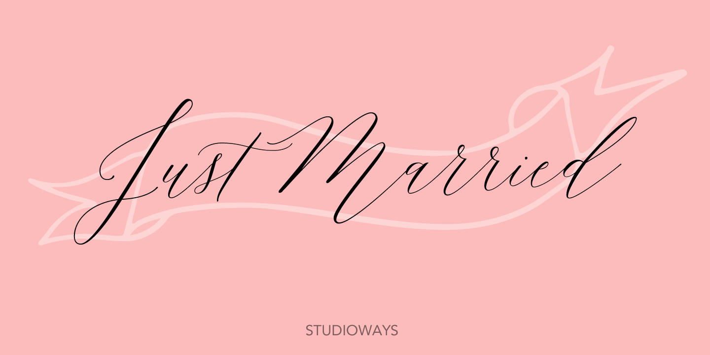 Lady Slippers Pro Font Poster #1