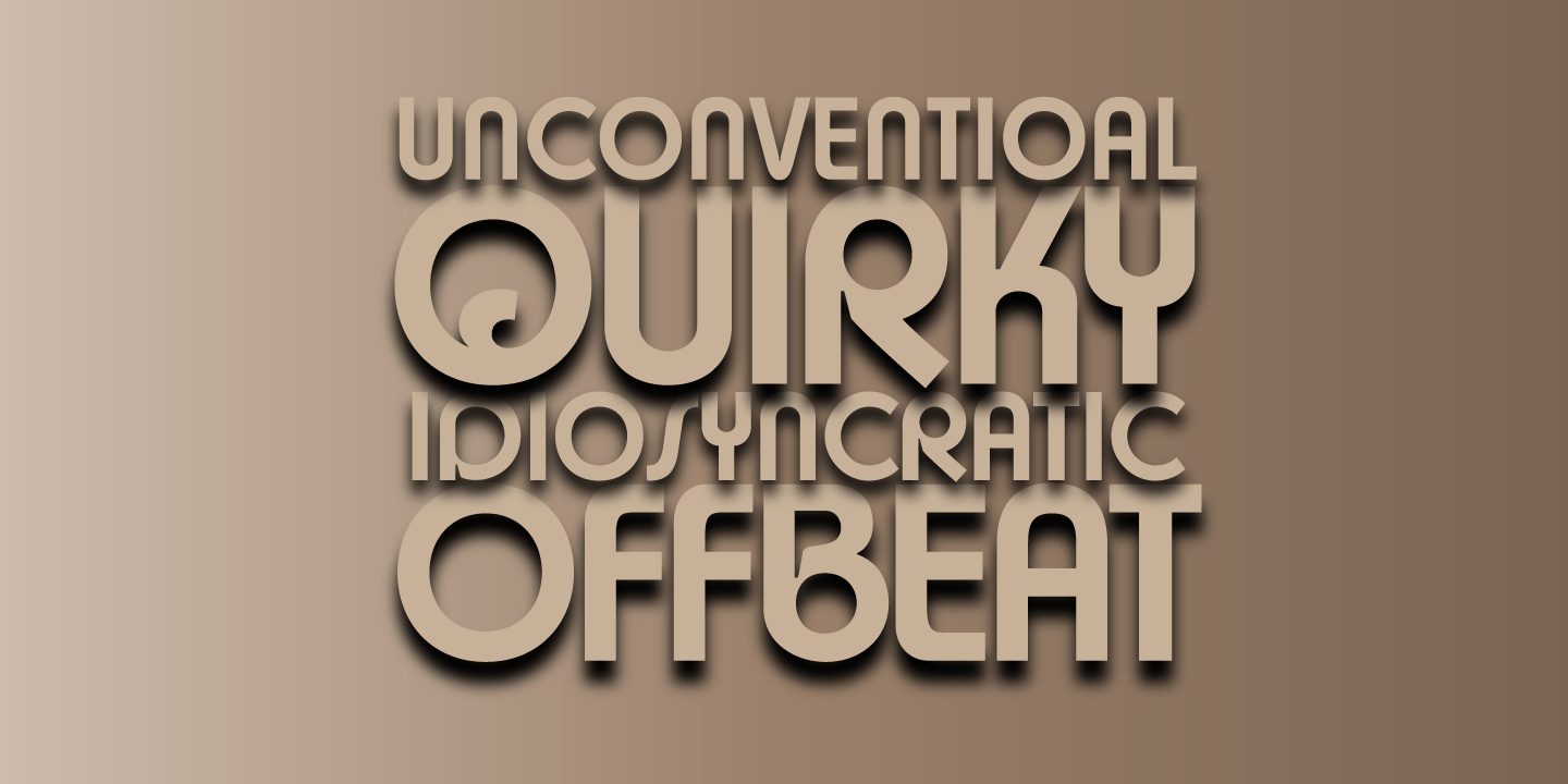 Churchward Design Regular Font Poster #1