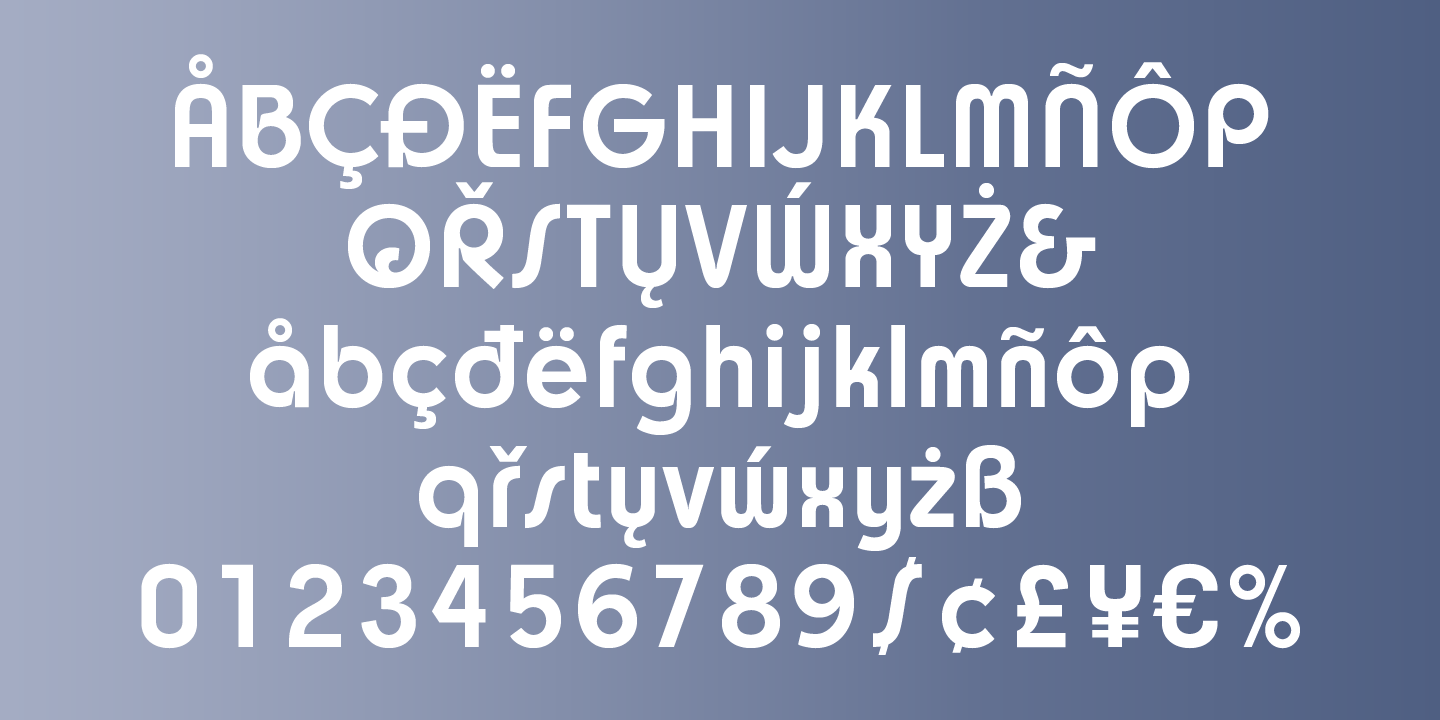 Churchward Design Regular Font Poster #1