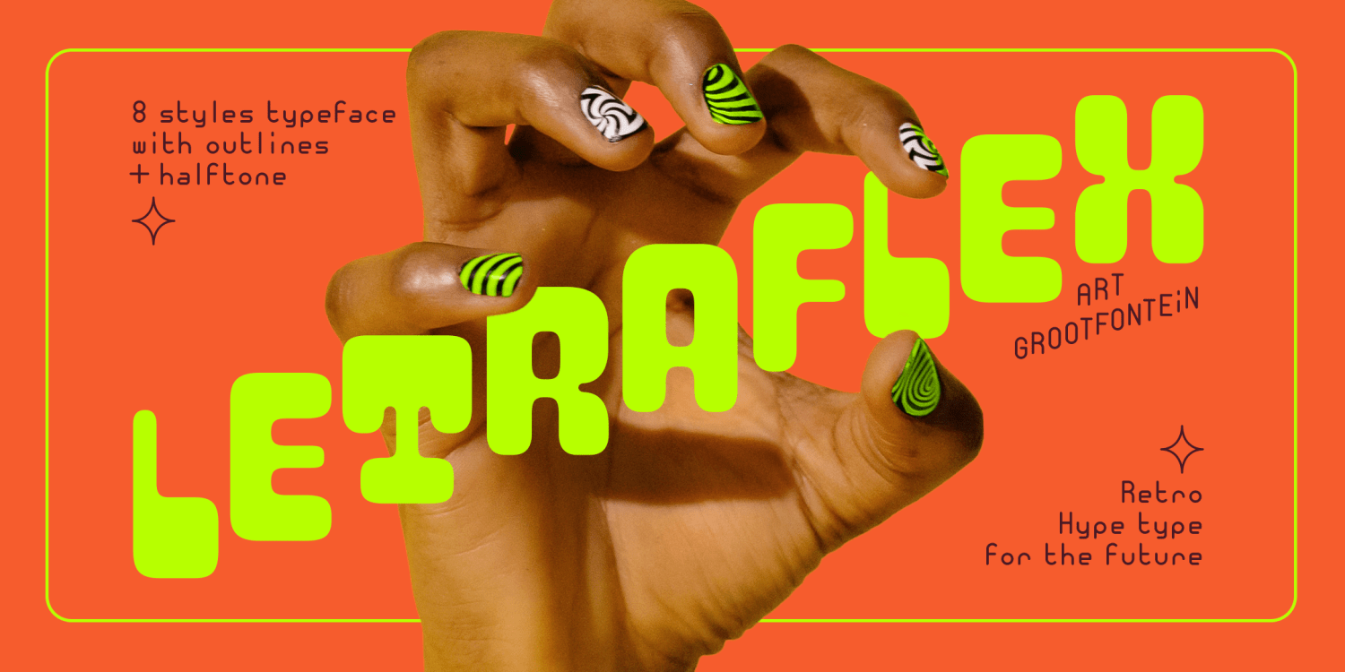 Letraflex Font Poster