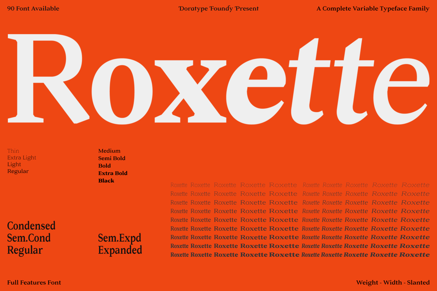 Roxetto Font Family