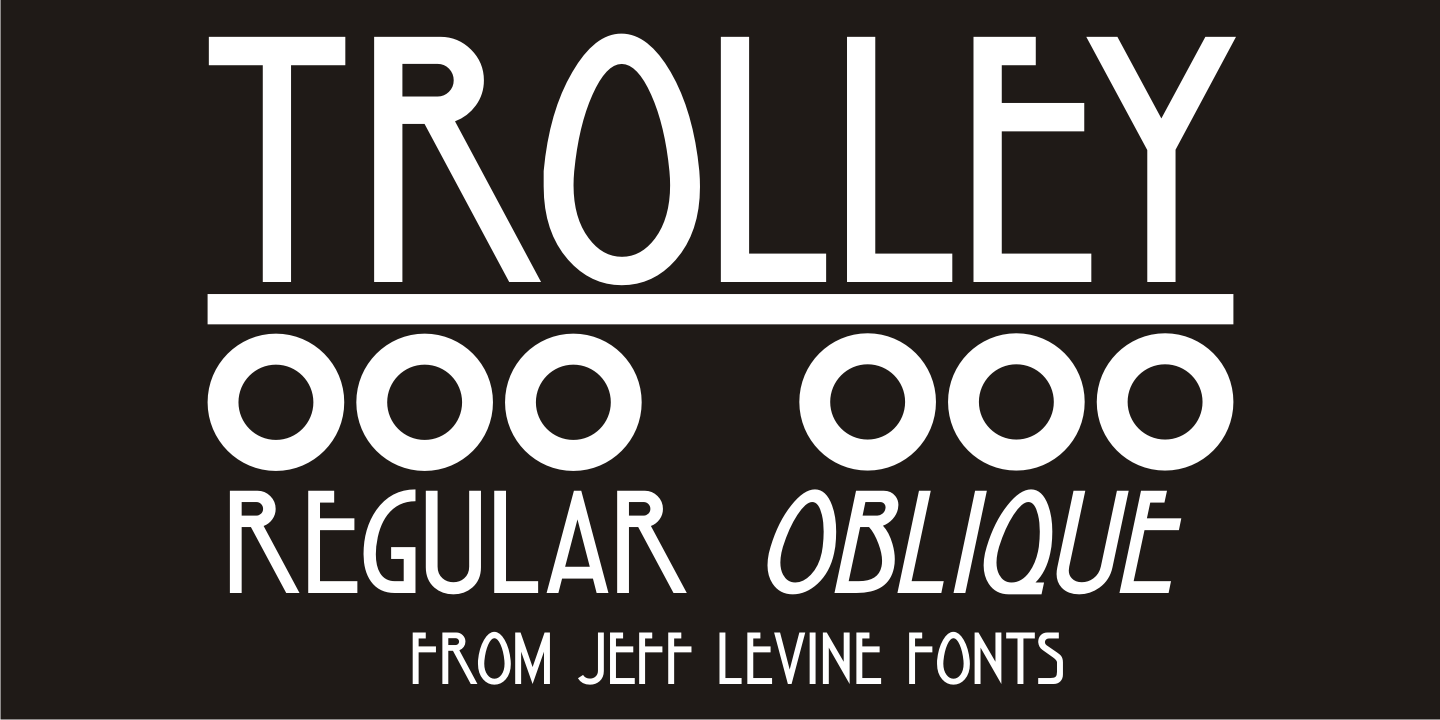 Trolley Font Family