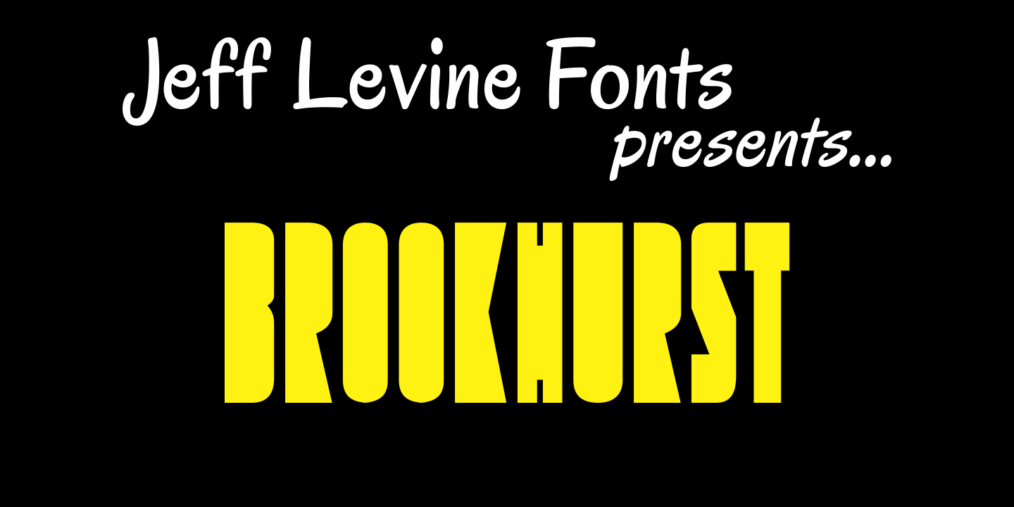 Brookhurst Font Family