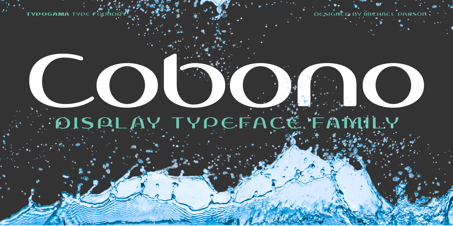Cobono Font Poster