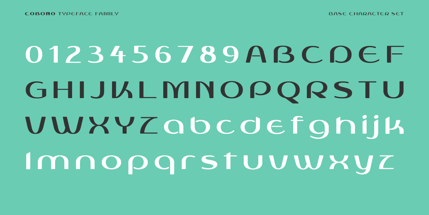 Cobono Font Poster #3