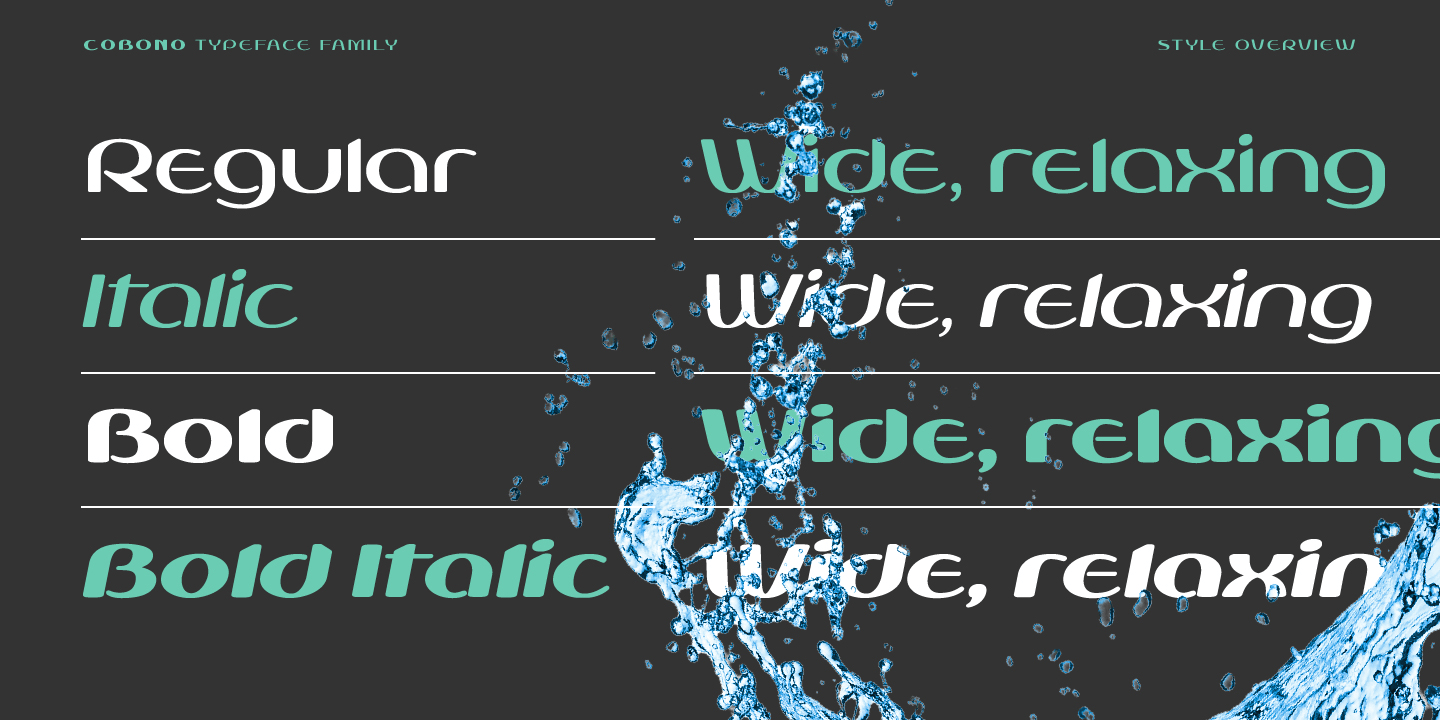 Cobono Font Poster #4