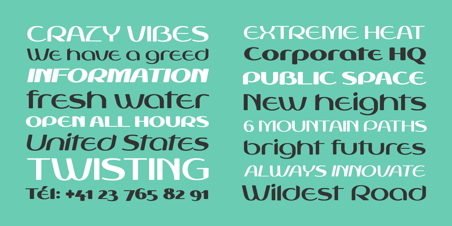 Cobono Font Poster #5