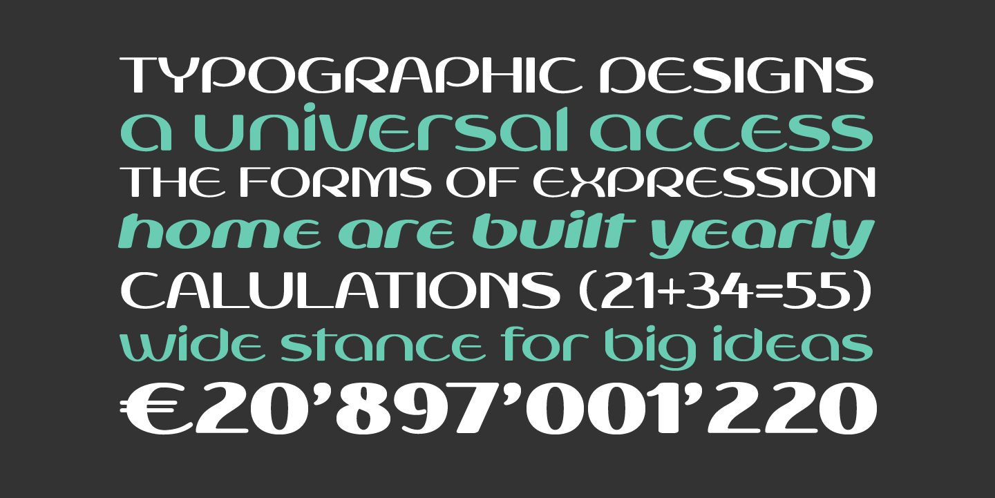 Cobono Font Poster #9