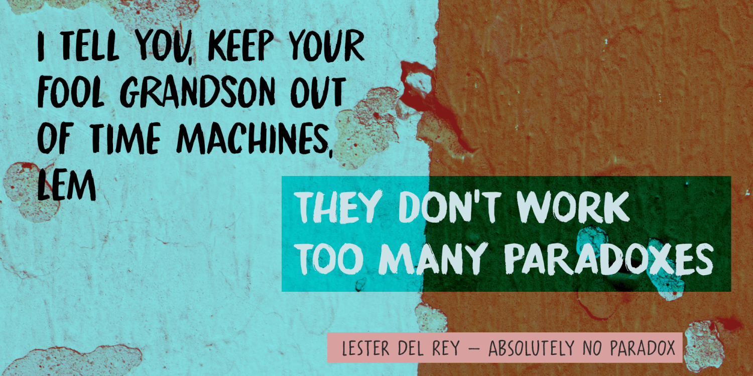 Paradox Brush Font Poster #2