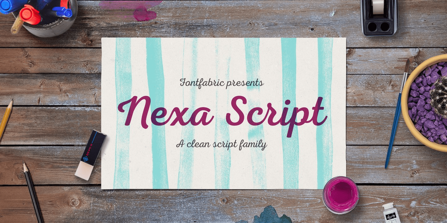 Nexa Script Font Poster #1