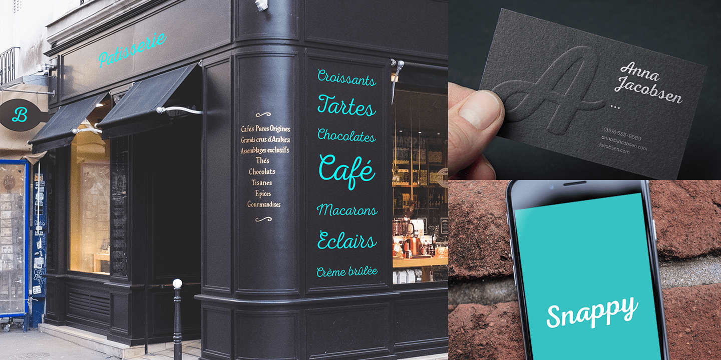 Nexa Script Font Poster #1