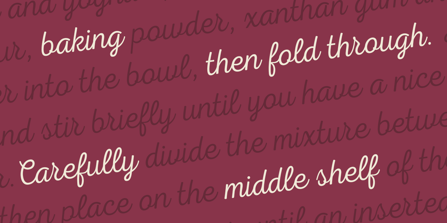Nexa Script Font Poster #1