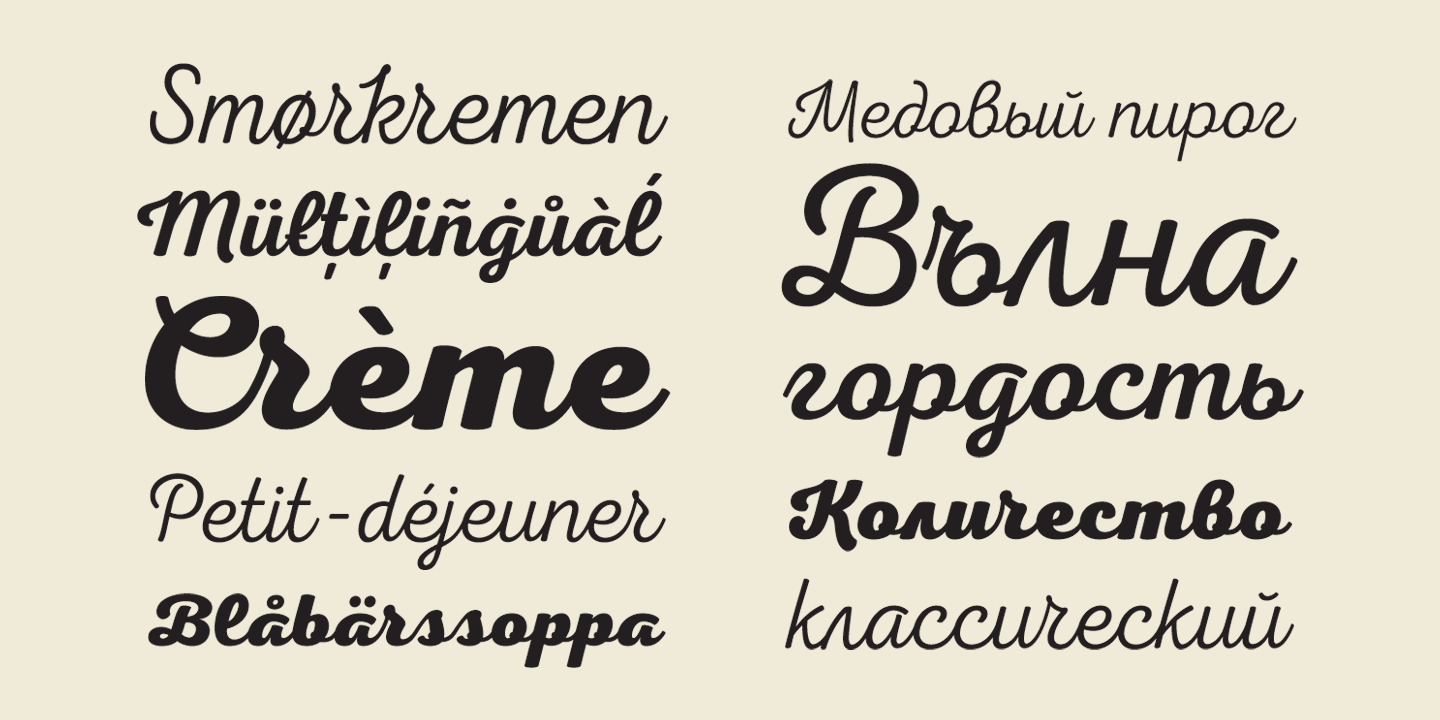 Nexa Script Font Poster #1