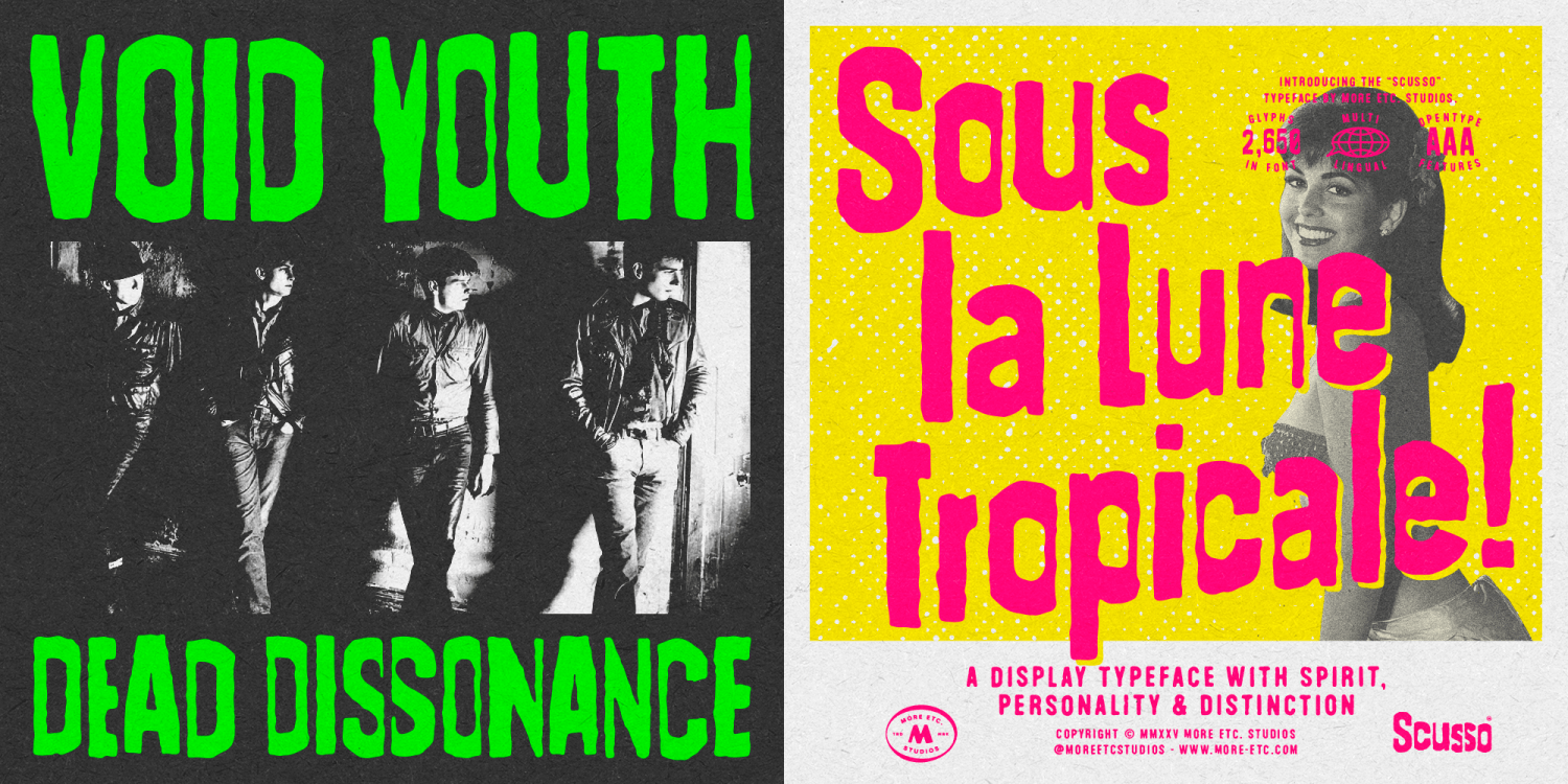 Scusso Font Poster #1
