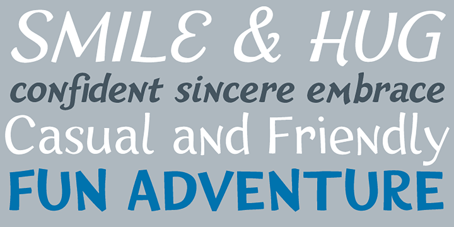 HUGS Font Poster #1