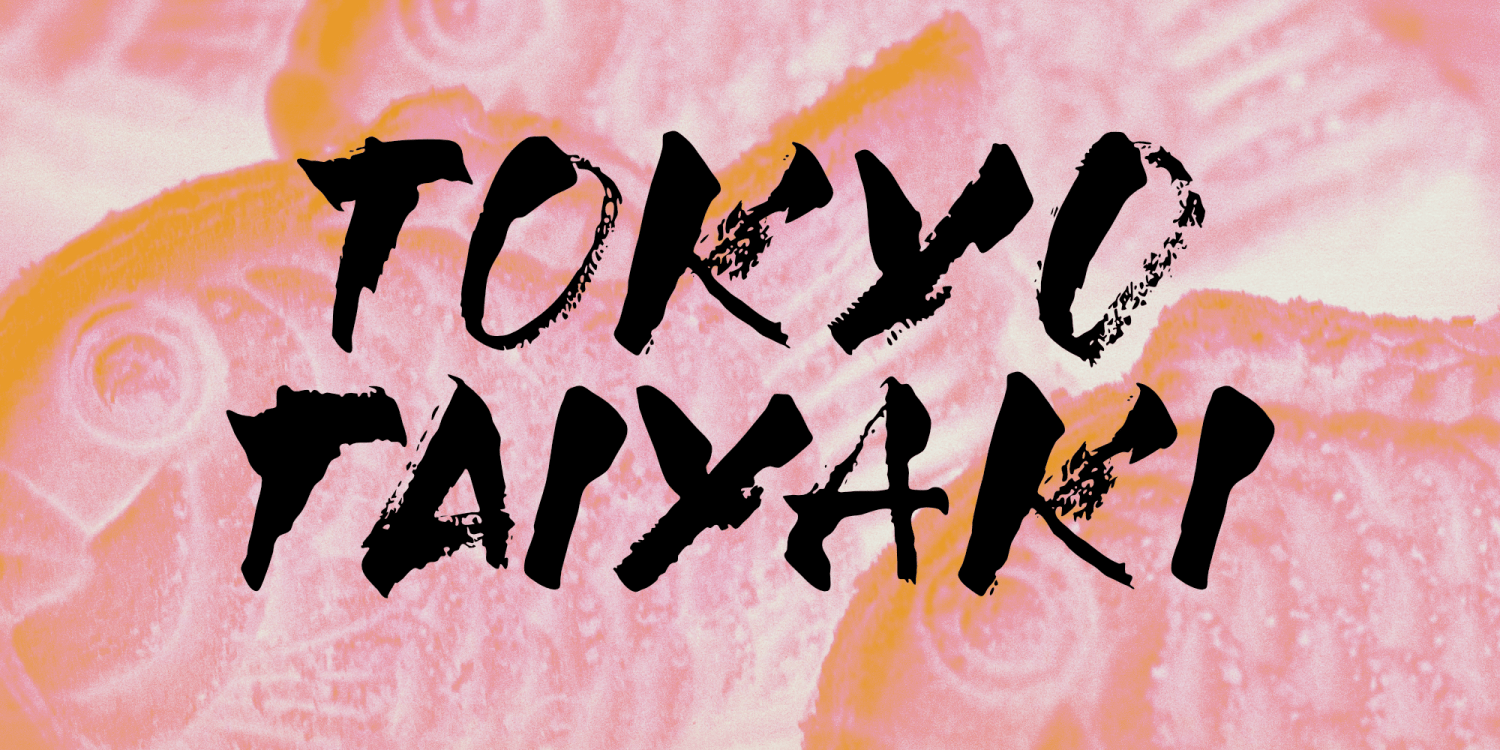 Tokyo Taiyaki Font Poster #1