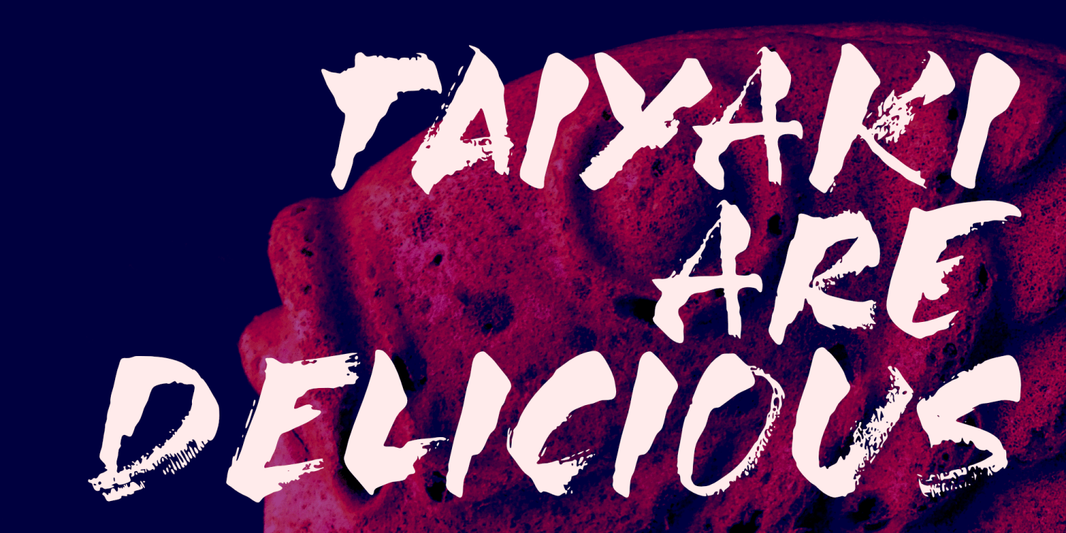 Tokyo Taiyaki Font Poster #1