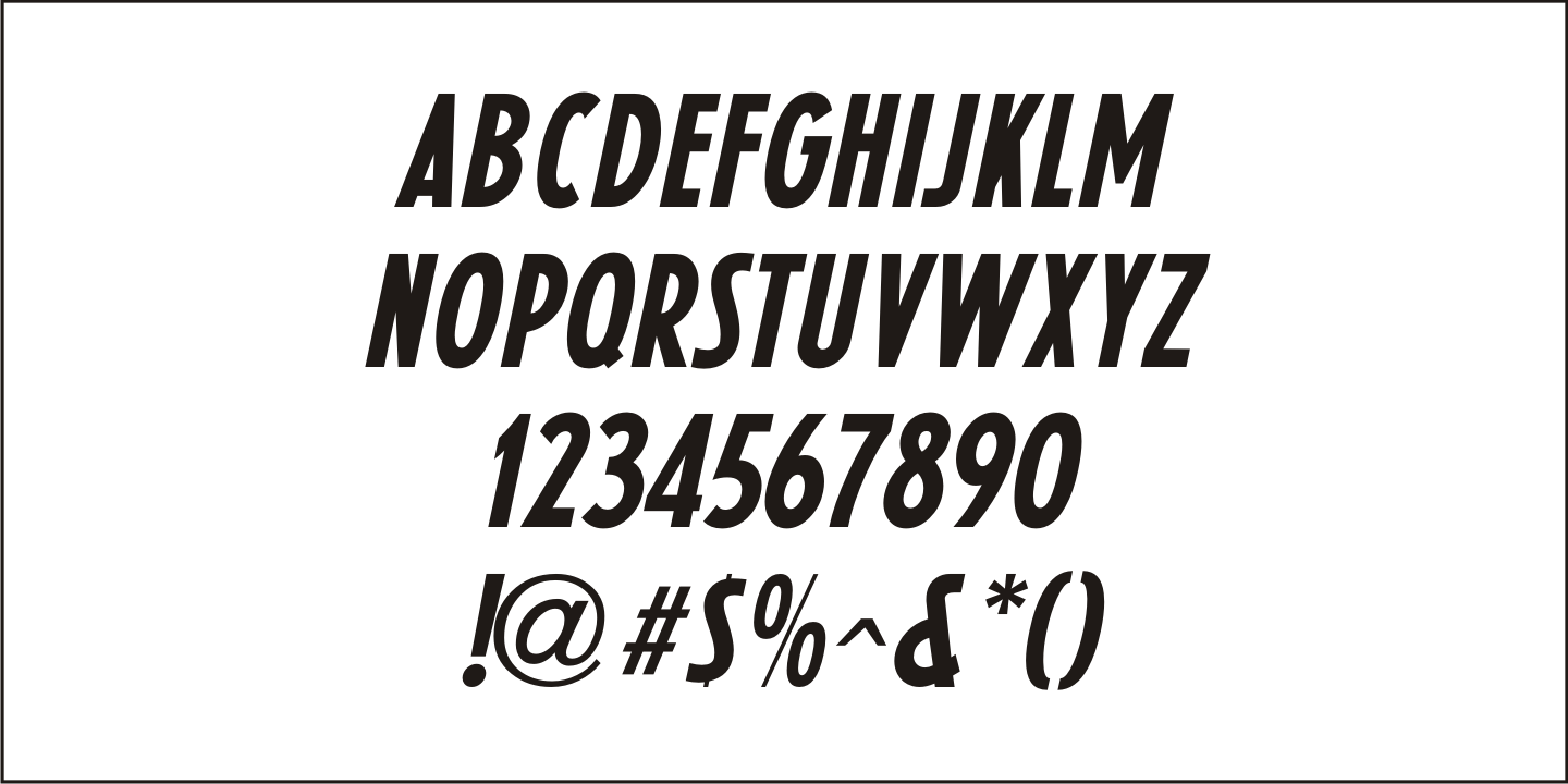 Recording Artist Font Poster #1