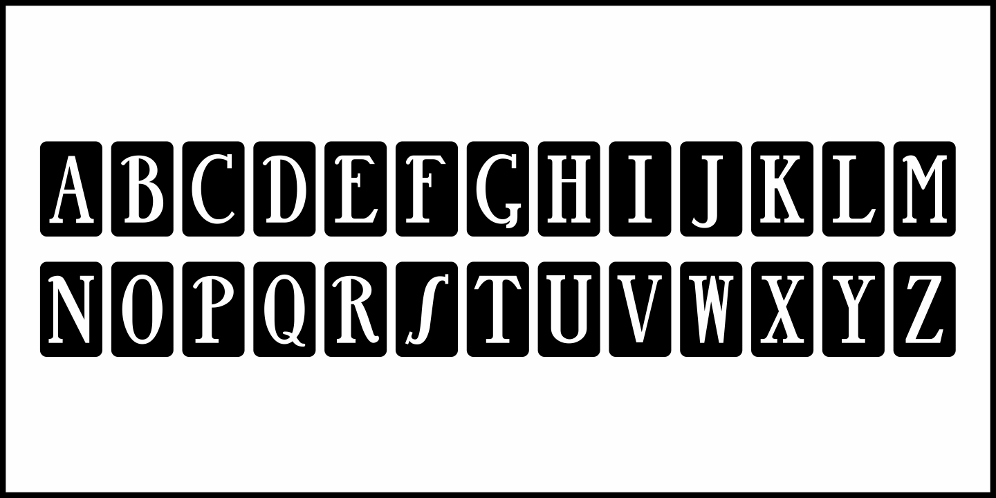 Keyden Drop Caps Font Poster #5